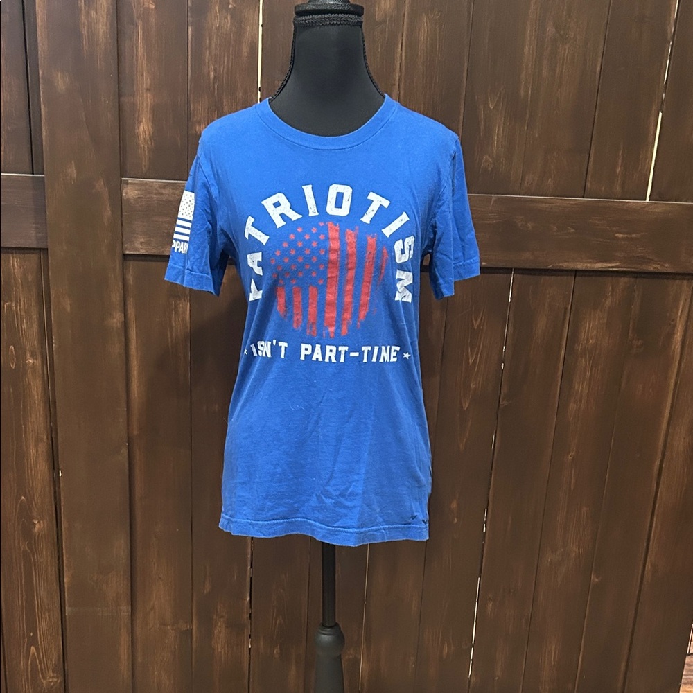 Blue Graphic Women's Top